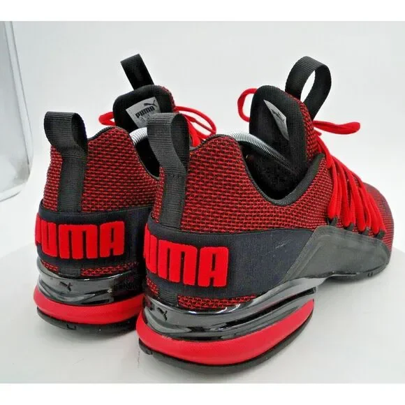 Puma Mens Axelion 192488 03 Red Casual Shoes Sneakers Size 11 - Picture 6 of 10